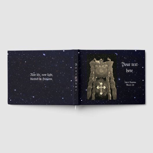 Doop gepersonaliseerd gastenboek (Volledig)