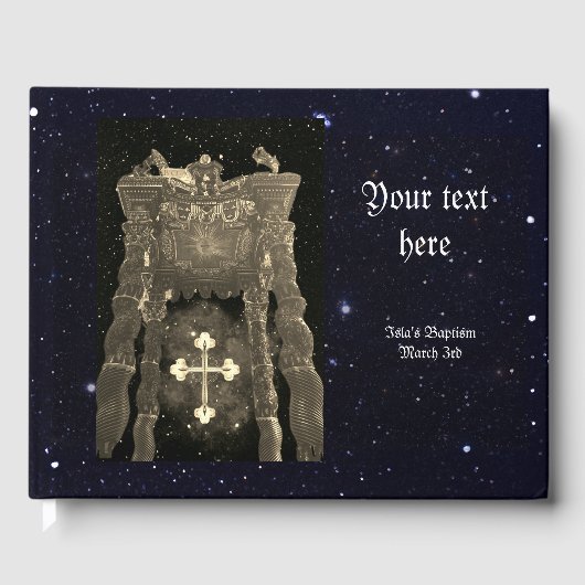 Doop gepersonaliseerd gastenboek (Voorkant)