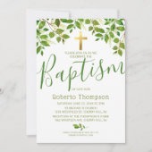 Doop Geslacht Neutraal Botanisch doopsel Kaart (Voorkant)