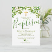 Doop Geslacht Neutraal Botanisch doopsel Kaart (Staand voorkant)