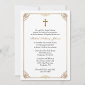 Doop Gezegende Moeder Jezus Roze Blauwe Bloemen Kaart (Voorkant)