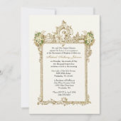 Doop Gouden Engelen Bloemendaal Vintage Kaart (Voorkant)