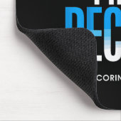 Doop heb ik besloten gedoopt te worden muismat (Hoek)