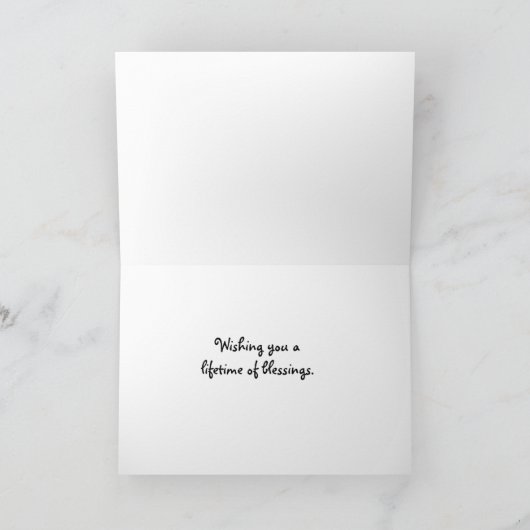 Doop - Het is uw speciale dagkaart Kaart (Binnen)