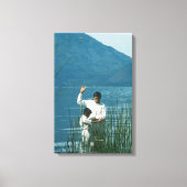 Doop in Lake Atitlan™ versie 2 LDS Art Poster Canvas Afdruk (Voorkant)
