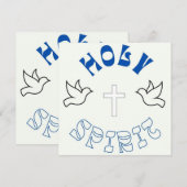 Doop Kaart / Heilige Geest (Voorkant / Achterkant)