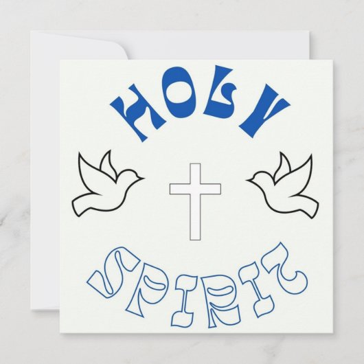 Doop Kaart / Heilige Geest (Voorkant)