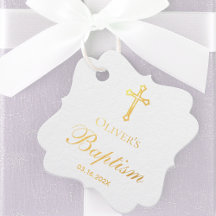 Doop Kalligrafie Goud Cross Script Eenvoudig