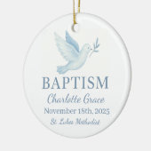 Doop Keramisch Ornament Keepsake (Links)