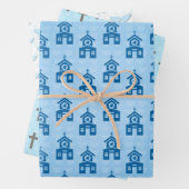 Doop Kerk Kruisvleugels Inpakpapier Vel (In situ)