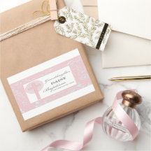 Doop kleindochter roze kant gepersonaliseerd