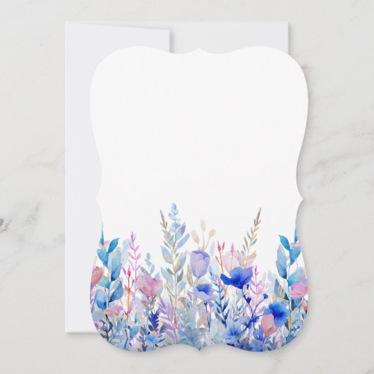 Doop Meisjes Uitnodiging (Achterkant)