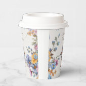 Doop Modern Blue waterverf Cross Elegant Papieren Bekers (Rechts)