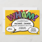 Doop Moderne Fun Comic Strip  Kaart (Voorkant)