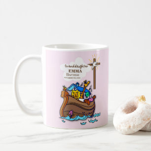 Doop Noah's Ark kleindochter gepersonaliseerd Koffiemok