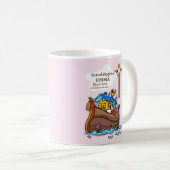 Doop Noah's Ark kleindochter gepersonaliseerd Koffiemok (Voorkant rechts)