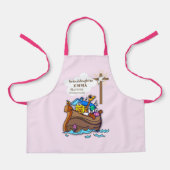 Doop Noah's Ark kleindochter gepersonaliseerd Schort (Voorkant)