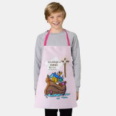 Doop Noah's Ark kleindochter gepersonaliseerd Schort (Gedragen)