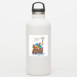 Doop Noah's Ark kleindochter gepersonaliseerd Sticker