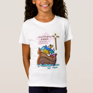 Doop Noah's Ark kleindochter gepersonaliseerd T-shirt