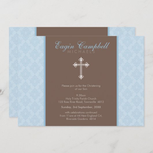 DOOP NODIGT UIT: oh zo mooi 2L Kaart (Voorkant / Achterkant)