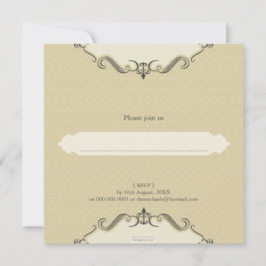 DOOP NODIGT UIT:: viva 4SQ Kaart (Achterkant)