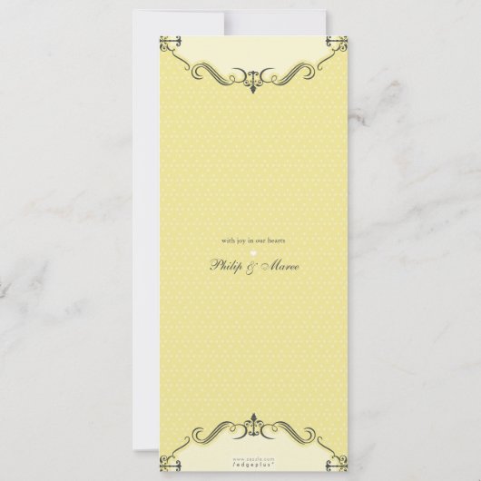 DOOP NODIGT UIT: viva 5P Kaart (Achterkant)