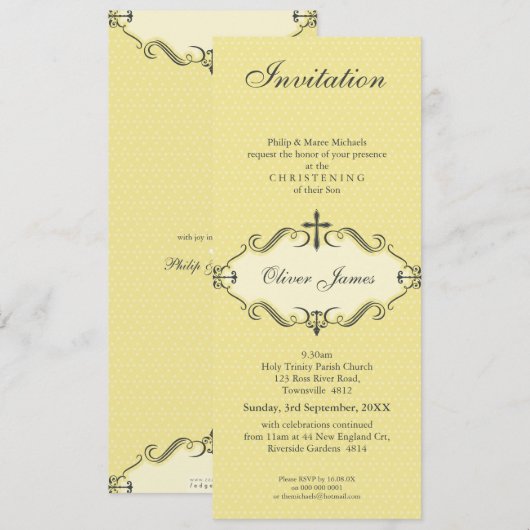 DOOP NODIGT UIT: viva 5P Kaart (Voorkant / Achterkant)