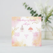 Doop- of communieaankondiging  kaart (Staand voorkant)