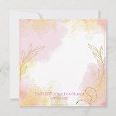 Doop- of communieaankondiging  kaart (Achterkant)