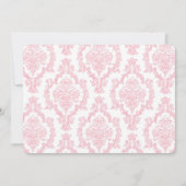 Doop of Eerste Communie Uitnodigen voor meisjes /  Kaart (Achterkant)