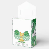 Doop of Verjaardag Leeuw Illustratie Bedankdoosjes (Geopend)