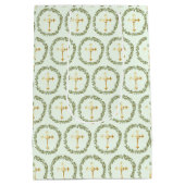 Doop Olijfkrans & Gouden Kruis Medium Cadeauzakje (Achterkant)