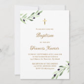 Doop olijftak kaart (Voorkant)