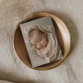 doop | Overlay Foto Genderneutraal Doopsel Kaart