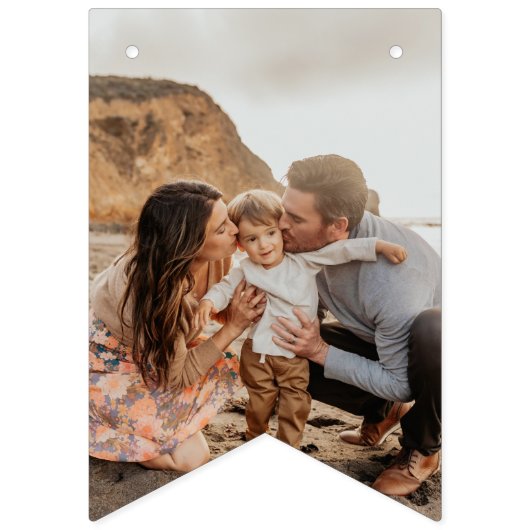 Doop Party Decoratie Gepersonaliseerd 16 Foto Vlaggetjes (Tweede vlag)