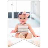 Doop Party Decoratie Gepersonaliseerd 16 Foto Vlaggetjes (Eerste vlag)