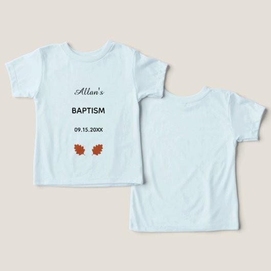 Doop randversiering (Ontwerp Voorkant & Achterkant)