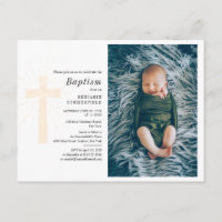 Doop Religieuze Ceremonie Aangepaste Baby Foto