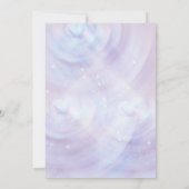 Doop religieuze communie bevestigingsduif kaart (Achterkant)