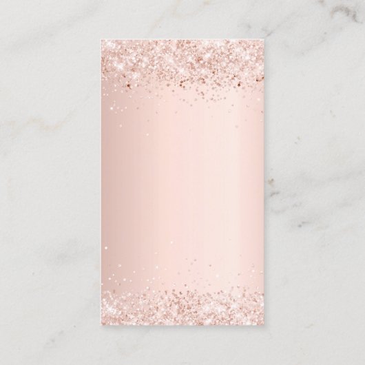 Doop roos gouden kruis uitnodiging (Achterkant)