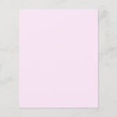 Doop roze eucalyptus glitter uitnodiging (Achterkant)