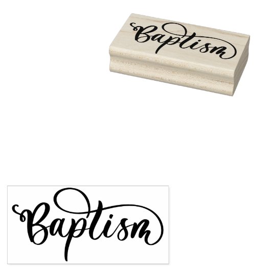 Doop rubberen stempel (Gestempeld)