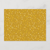 Doop Save the Date Kalender Gouden Hart Aankondigingskaart (Achterkant)