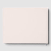 Doop Scrolls in Roze en Goud Gastenboek (Achterkant)