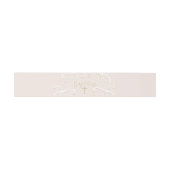 Doop Scrolls in Roze en Goud Uitnodigingen Wikkel (Vlak)