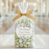 Doop Sticker Spaans Bautismo Schattige groen blad