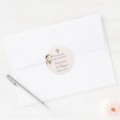 Doop Stickers, Favor Label, in het Spaans Ronde Sticker (Envelop)