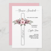 doop uitnodigen bedankkaart (Voorkant / Achterkant)