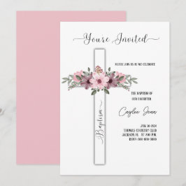 doop uitnodigen bedankkaart